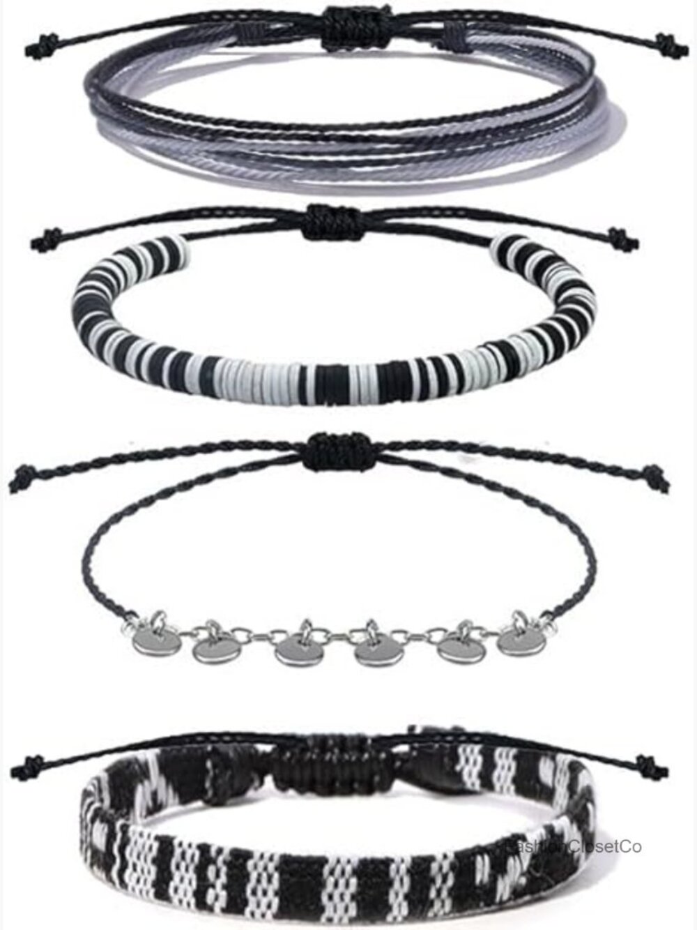 Handmade Braided Adjustable Ankle Bracelet Waterproof String Anklet Surfer Boho